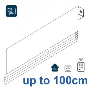 2360 Electrically operated Headrail system up to 100cm