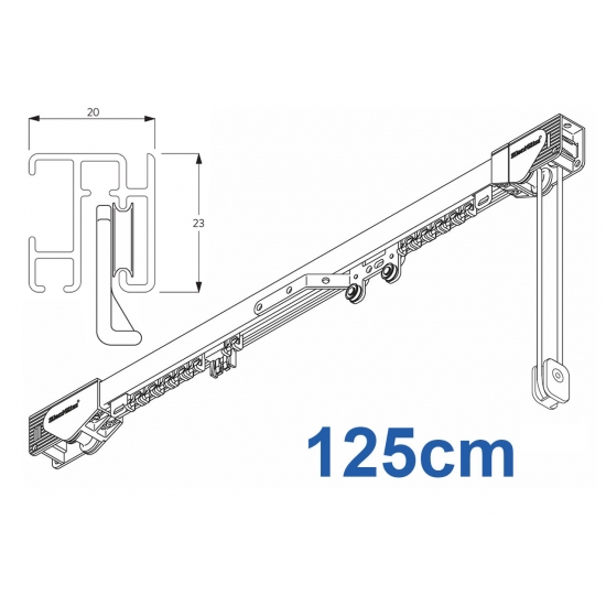 3900 White, 125cm Complete (*Same day dispatch if ordered Monday to Friday before 15.00 (excluding Bank Holidays)