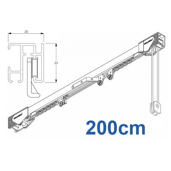 3900 White, 200cm Complete (*Same day dispatch if ordered Monday to Friday before 15.00 (excluding Bank Holidays)