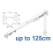 3970 corded & 3970 Wave corded (White only) up to 125cm Complete
