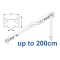 3970 corded & 3970 Wave corded (White only)  up to 200cm Complete
