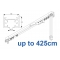 3970 corded & 3970 Wave corded (White only)  up to 425cm Complete