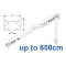 3970 corded & 3970 Wave corded (White only)  up to 650cm Complete