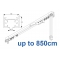 3970 corded & 3970 Wave corded (White only)  up to 850cm Complete