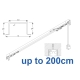 3970 corded & 3970 Wave corded, recess systems (White only)  up to 200cm Complete