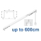 3970 corded & 3970 Wave corded, recess systems (White only)  up to 600cm Complete