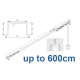 3970 corded & 3970 Wave corded, recess systems (White only)  up to 600cm Complete