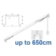 3970 corded & 3970 Wave corded, recess systems (White only)  up to 650cm Complete