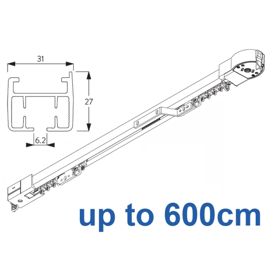 5100 Autoglide system Rail only (No Motor) up to 600cm Complete