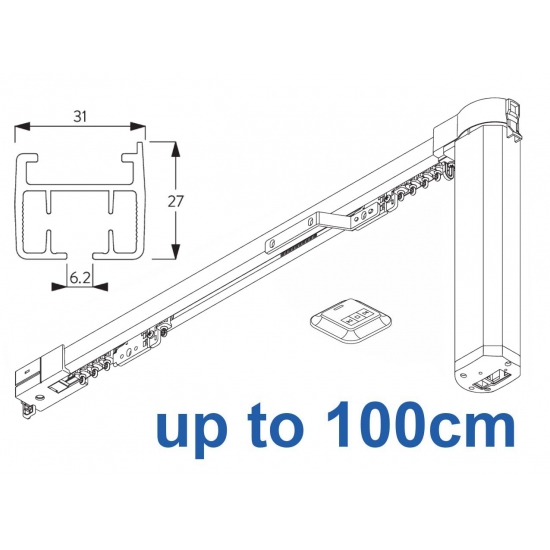 5100B Basic Autoglide system with Wireless wall switch up to 100cm Complete 5100B Basic Autoglide system with Wireless wall switch up to 100cm Complete