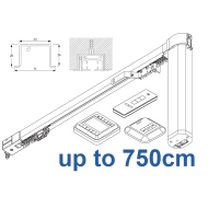 5100 Autoglide Electric recess & 5100 Autoglide Wave Electric recess systems, White or Black.  up to 750cm