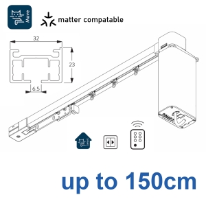 5600 Electric & 5600 Wave Electric systems, White, Black or Silver. up to 150cm