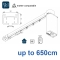 5600 Electric & 5600 Wave Electric systems, White, Black or Silver. up to 650cm