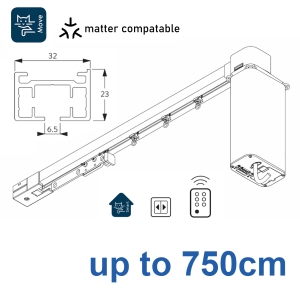 5600 Electric & 5600 Wave Electric systems, White, Black or Silver. up to 750cm