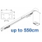 5600 Electric & 5600 Wave Electric systems, White, Black or Silver. up to 550cm