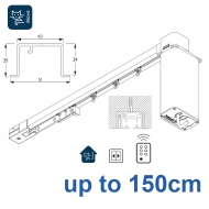 5600 Electric recess & 5600 Wave Electric recess systems, White or Black.  up to 150cm 5600 Electric recess & 5600 Wave Electric recess systems, White or Black.  up to 150cm
