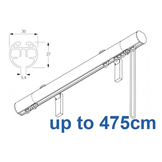 6120M 30mm Cord Drawn Metropole White, Black, Matt White, Ecru up to 475cm complete 6120M 30mm Cord Drawn Metropole White, Black, Matt White, Ecru up to 475cm complete