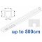 6243 recess & 6243 Wave recess White systems up to 500cm Complete