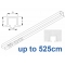 6243 recess & 6243 Wave recess White systems up to 525cm Complete