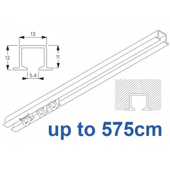 6243 recess & 6243 Wave recess White systems up to 575cm Complete