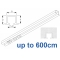 6243 recess & 6243 Wave recess White systems up to 600cm Complete