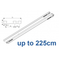 6293 Hand operated triple track system (White only)  up to 225cm Complete