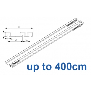6293 Hand operated triple track system (White only)  up to 400cm Complete 6293 Hand operated triple track system (White only)  up to 400cm Complete