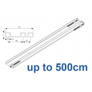 6293 Hand operated triple track system (White only)  up to 500cm Complete