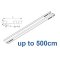 6293 Hand operated triple track system (White only)  up to 500cm Complete
