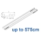 6293 Hand operated triple track system (White only)  up to 575cm Complete