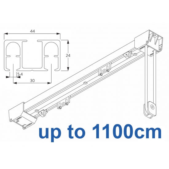 6370  Satin Silver up to 1100cm Complete