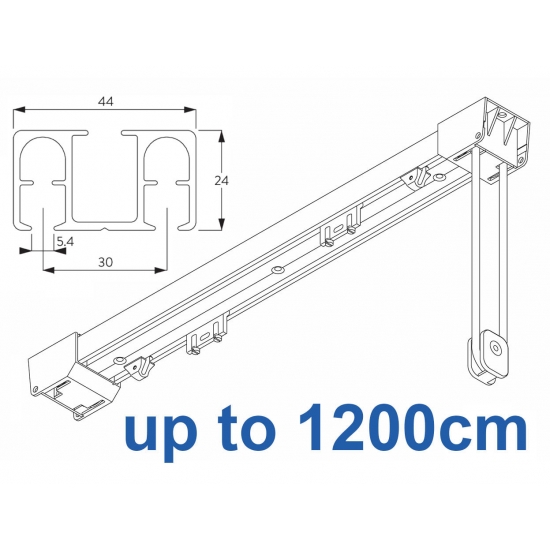 6370  Satin Silver up to 1200cm Complete