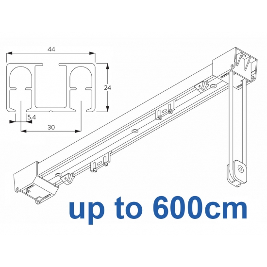 6370  Satin Silver up to 600cm Complete