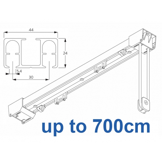 6370  Satin Silver up to 700cm Complete