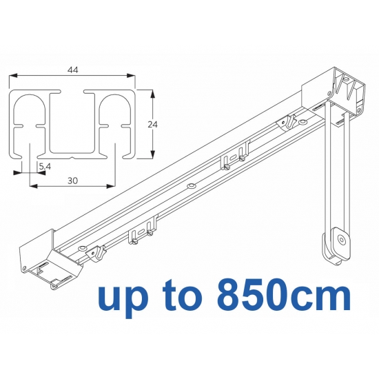 6370  Satin Silver up to 850cm Complete