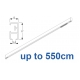 6380 & 6380 Wave Hand Operated, systems (White only) up to 550cm Complete