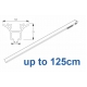 6820 Hand operated & 6820 Wave hand operated (White only) up to 125cm Complete