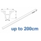 6820 Hand operated & 6820 Wave hand operated (White only) up to 200cm Complete