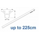 6820 Hand operated & 6820 Wave hand operated (White only) up to 225cm Complete