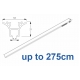6820 Hand operated & 6820 Wave hand operated (White only) up to 275cm Complete