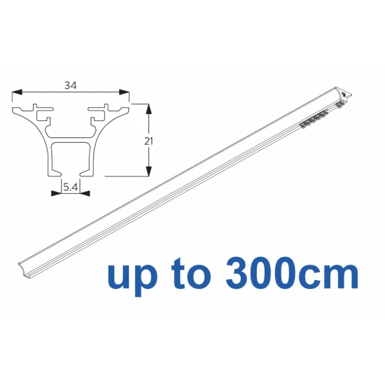 6820 Hand operated & 6820 Wave hand operated (White only) up to 300cm Complete