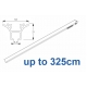 6820 Hand operated & 6820 Wave hand operated (White only) up to 325cm Complete