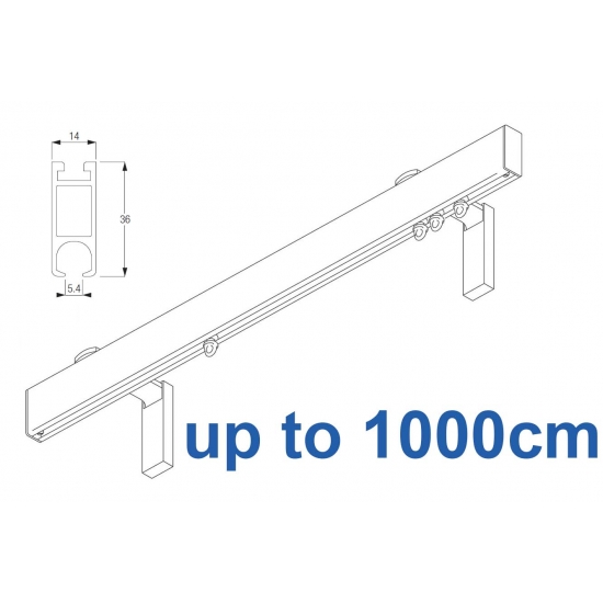 7605 (6100M) Silver, Black, White, Matt White up to 1000cm complete