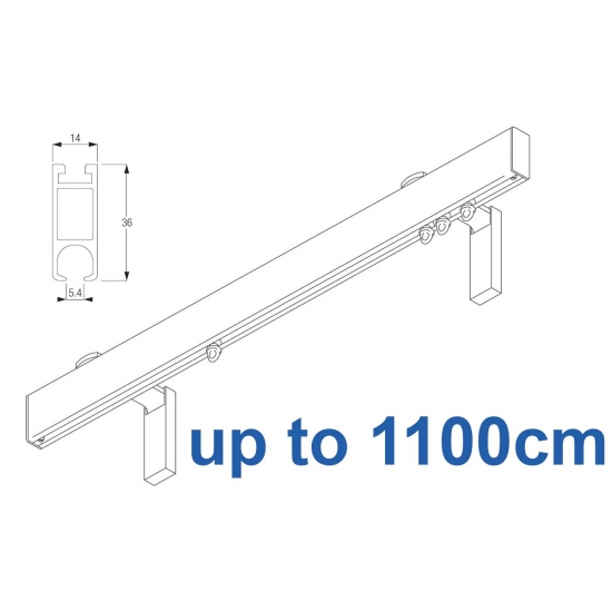 7605 (6100M) Silver, Black, White, Matt White up to 1100cm complete