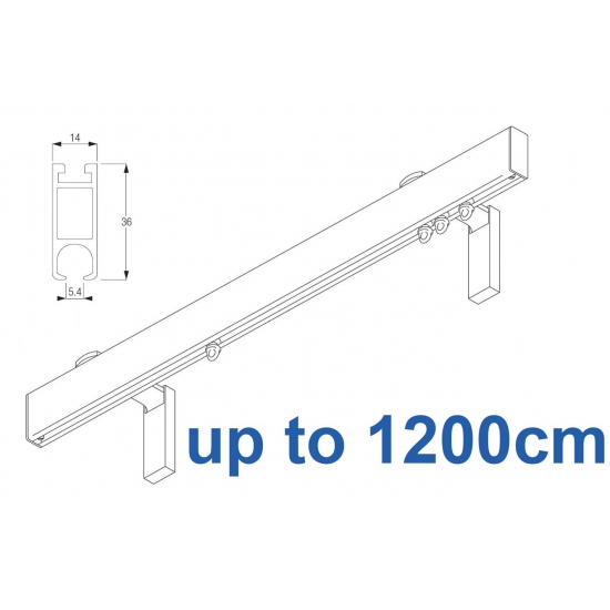 7605 (6100M) Silver, Black, White, Matt White up to 1200cm complete