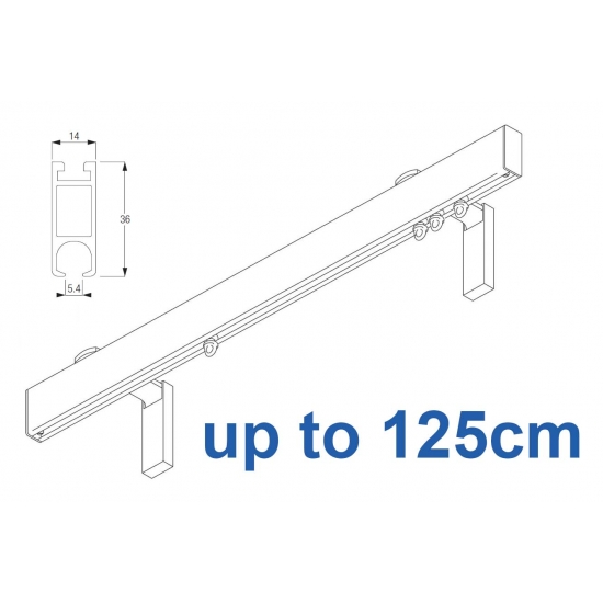 7605 (6100M) Silver, Black, White, Matt White up to 125cm complete