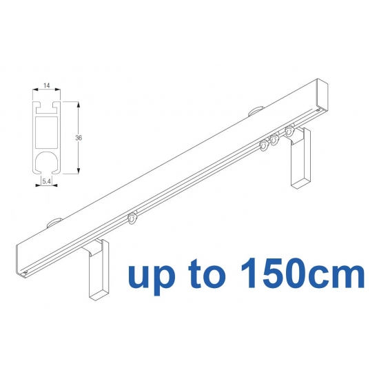 7605 (6100M) Silver, Black, White, Matt White up to 150cm complete