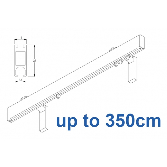 7605 (6100M) Silver, Black, White, Matt White up to 350cm complete