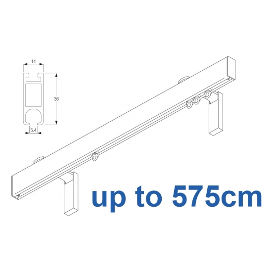 7605 (6100M) Silver, Black, White, Matt White up to 575cm complete