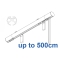 7630 (6120M) 30mm Cord Drawn Metropole White, Black, Matt White, Ecru up to 500cm complete